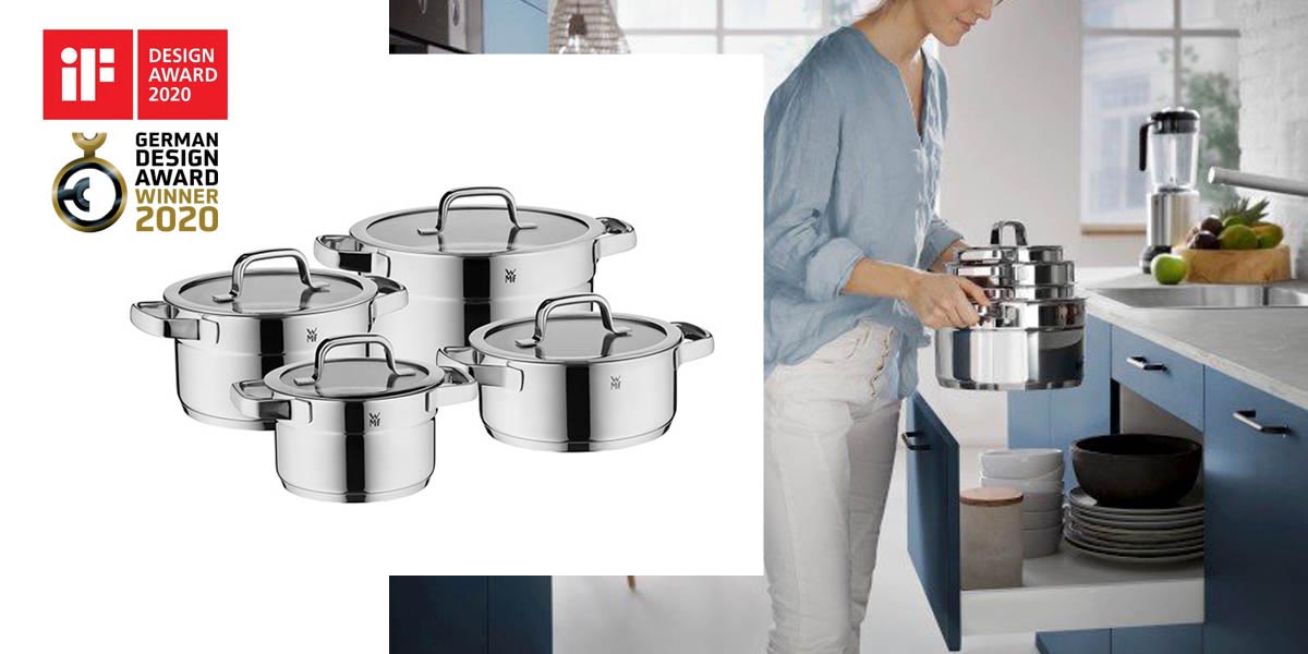 Komplet naczyn kuchennych Compact Cuisine if Design Award and German Design Award 2020 Komplet naczyn kuchennych Compact Cuisine if Design Award and German Design Award 2020