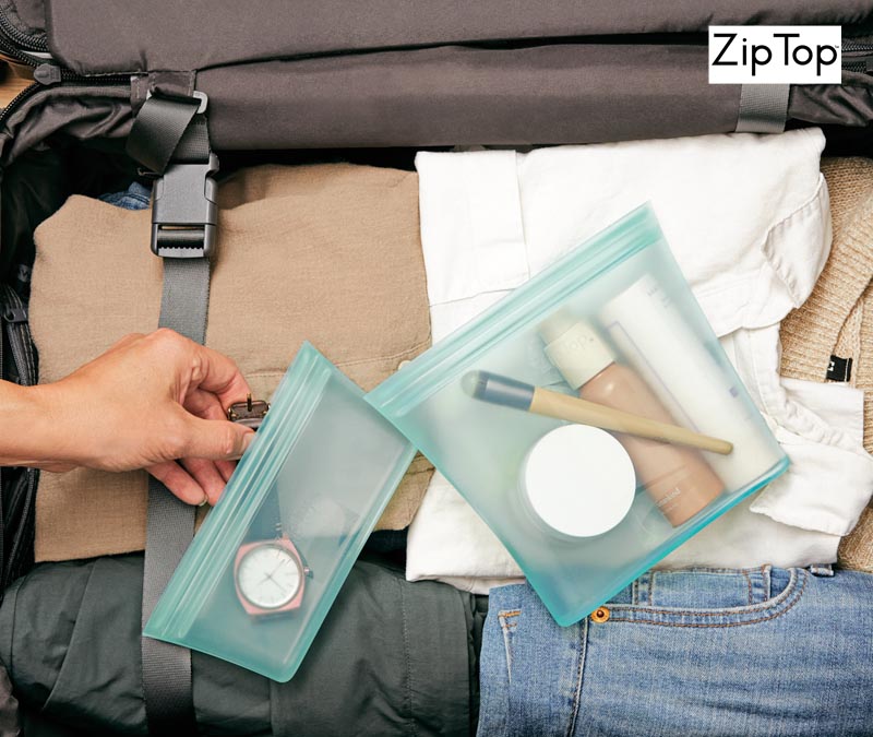 Zip Top – silikonowe pojemniki podróżne