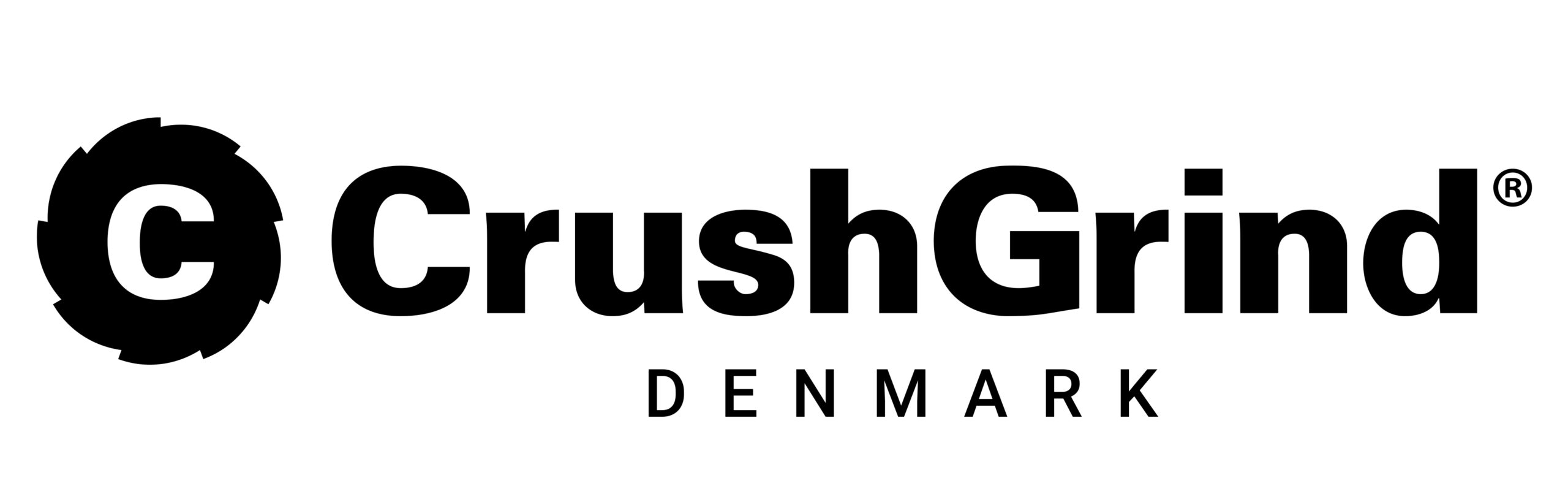 CrushGrind DENMARK - Corporate logo - L - BLK